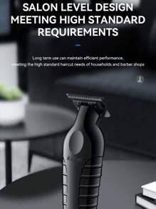 "Professional Cordless Hair Clipper 2025 Upgrade - Kemei KM-2299 Rechargeable Trimmer With USB-C Fast Charging,Barber&Home Use | Beard Trimmer For Men - Black - View 6