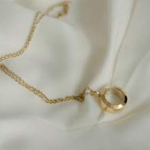 个性化纪念品项链独特手工珠宝纪念礼物火葬珠宝周年纪念礼物宠物遗失狗骨灰盒 - 玫瑰金 - 查看 5