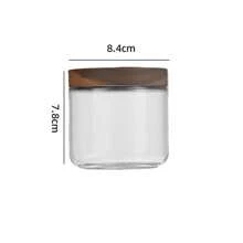Large Capacity Airtight Glass Storage Jar With Acacia Wood Lid, Suitable For Oatmeal, Snacks, Yogurt, Dried Fruits - Acacia Wood Storage Jar - View 10