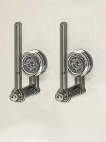 1pc Suction Cup Kitchen Towel Holder, For Home Use, No Drilling Required, Maximizes Countertop Space