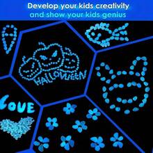 2000pcs/Bag Luminous Sand, Wishing Star Bottle, Fluorescent Landscaping, Horticultural Aquarium Set, 50g Fluorescent Particles Of Light-Emitting Small Gravel Paving