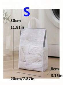 Laundry Wash Bag With Handle And Honeycomb Mesh For Delicates, Thick Fine Mesh Washing Machine Bag, Hanging Mesh Laundry Hamper, Multi-Functional Clothes Storage Mesh Bag, Wall-Mounted Changing Clothes Bag, Large Dirty Clothes Storage Laundry Bag For Bathroom, Apartment, RV, College Dorm, Laundry Organization For Bathroom Bedroom Travel Essentials Travel Accessories Travel Must Haves Beach Vacation Summer Holiday School Accessories Back To School Supplies Stuff