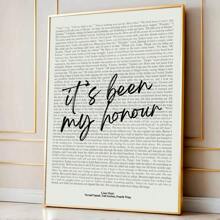 1 件带框/无框书卷气墙壁艺术海报帆布印刷极简主义第四翼名言画，适合读书俱乐部、现代家居卧室宿舍公寓装饰