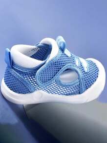 1 par de zapatos cómodos y antideslizantes para bebés de 1 a 4 años, diseño con fácil de poner, livianos y cómodos para uso en interiores/exteriores, aptos para primavera/verano