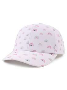 1Pc Girl's Cute Baseball Cap With Rainbow Heart Print - Printed Baseball Cap - View 13