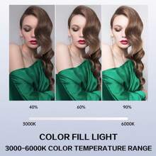 1pc Portable Mini Clip-On Fill Light, White Light Portable LED Video Light, Camera And Camcorder Video Recording, For Photo Selfie Video Recording, Zoom Meetings, Interviews, Live Streaming, Video Logging, Family Gatherings, Christmas Party Shooting, Hand-Held Selfies, Outdoor Activities