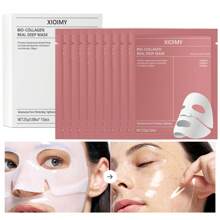 Xioimy XIOIMY Collagen Deep Hydrating Face Mask, Overnight Moisturizing Gel Mask To Minimize Pores And Improve Skin Elasticity