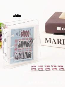 1pc Mini Budgeting Challenge Loose-Leaf Planner With Envelopes - Wallet - View 14