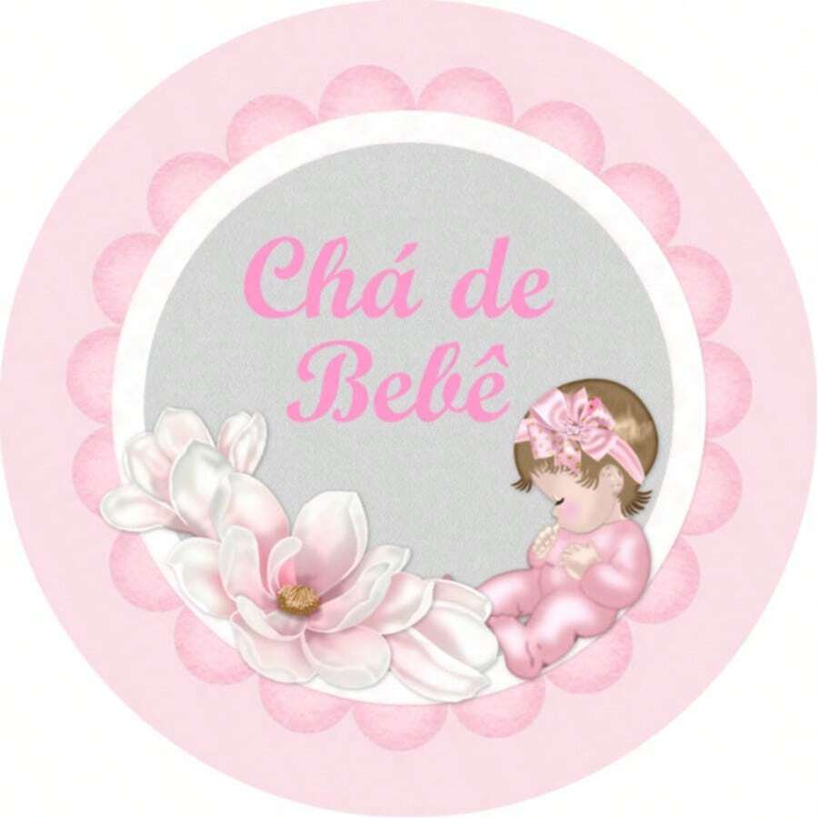 Round Party Panel With Elastic 1.50m Baby Shower - CHB014 - View 1