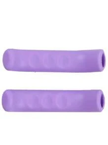 2pcs Mountain Bike Handle Bar Bicycle Grips Brake Handle Silicone Cover Mountain Bike Protective Rubber Handlebar Grips Cover Bicycle Accessories - Multicolor - View 12