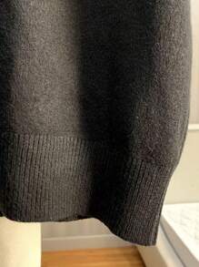 Men's Casual Solid Color Short Sleeve Knit Sweater