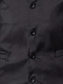 4-Button Men's Suit Vest Korean Slim Fit Casual Waistcoat, Lightweight Bridesmaid Slim Fit Vest