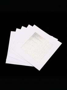 4/5 件装铝制石膏板修补套件，自粘式石膏板修补套件，易于粘贴的铝制金属修补片，用于快速修补石膏板孔 - 彩色 - 查看 9