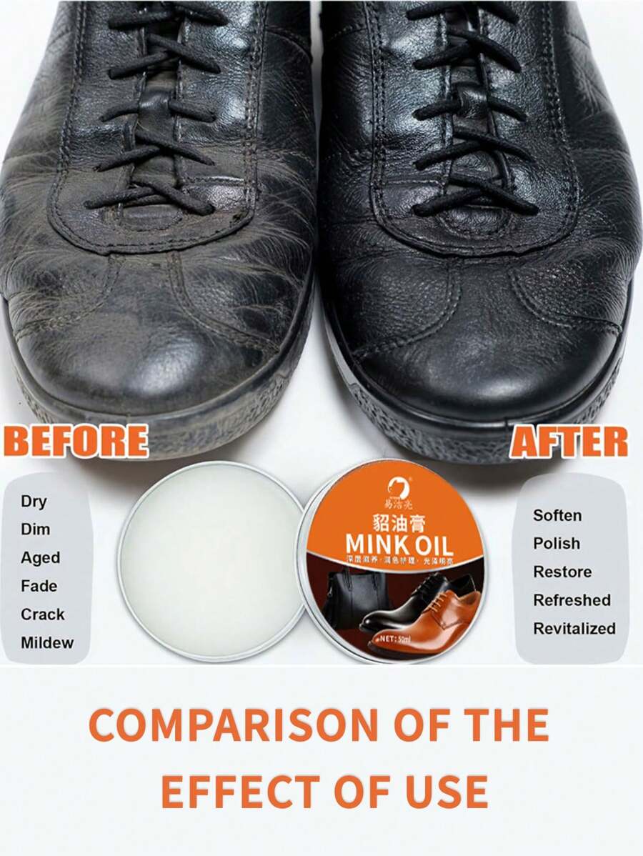 Leather Care Cream, Suitable For Polishing And Conditioning Leather Sofas, Leather Products, Leather Bags, Leather Shoes, Moisturizing Care, Leather Care Wax