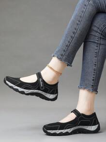 Zapatillas deportivas versátiles de dos colores para mujeres, antideslizantes y transpirables, aptas para todas las estaciones