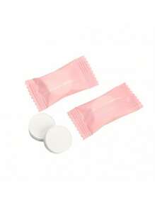 50 片压缩面巾，适用于旅行、酒店、卸妆、洁面、一次性洗面奶、徒步旅行、露营等户外活动以及在家用作湿巾 - 彩色 - 查看 2