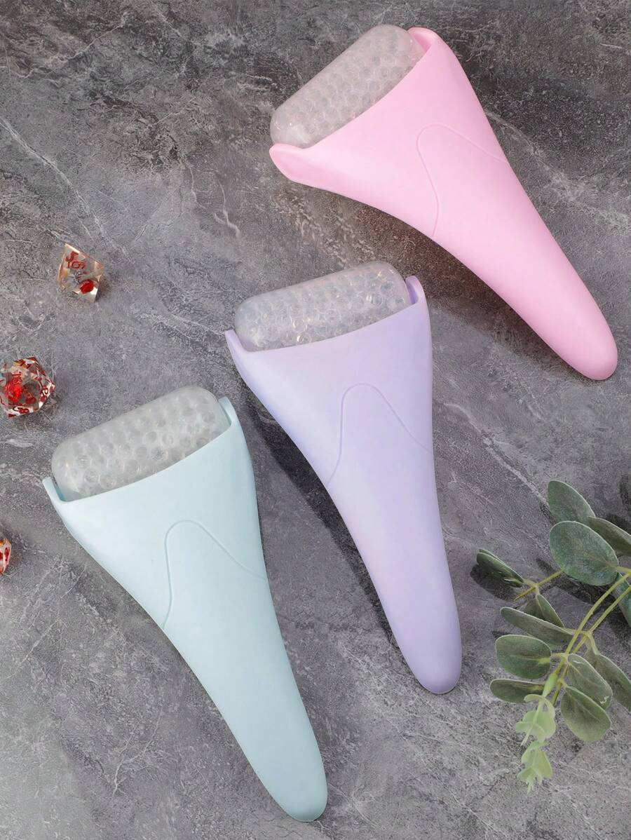 1pc Ice Facial Regeneration Icing Roller Cold Massage Beauty Device - Multicolor - View 1