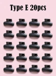 12/20/30pcs Small Cute And Fashionable Hair Clip, Suitable For Daily Use Hair Claws Claw Clips Hair Clips Hair Jaw Clip Hair Clamps Hair Clutch Hair Catcher Clip, School Stuff, College Fall Winter Hair Accessories For Women For Vacation Outfits Woman