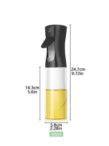 1 件按压泵喷雾器油瓶，防尘厨房空气炸锅油雾器瓶