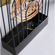 1 Stück Metallhalter für Mückenschutzspiralen, Vintage-Stil hängender Vogelkäfig, Abwehrvorrichtung für Haustiere & Insekten, geeignet für Außenbereich, Zuhause, Garten, Bar, Terrasse, Schreibtisch-Dekoration