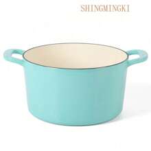 Premium-Everyday Eastwick 7-Quart Teal Enamel Cast Iron Dutch Oven - 藍綠色 - 查看 8