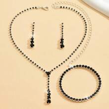 1pc Women's Necklace Set, Suitable For Everyday Wear - Silver - View 10