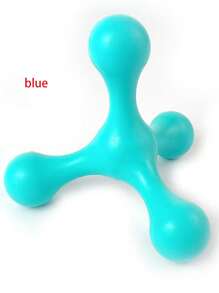 1pc 5-Color Cute Triangular Cat/Dog Lover Gift And Dog/Cat Mom Love Pet Toy, Silicone Chewing Toy For Dog Lover And Dog Mom Love & Cat Lover And Cat Mom Love Teeth Grinding And Boredom Relief, Non-Tipping 3-Leg Design For Small/Medium Cat/Dog Lover Gift And Dog/Cat Mom Love Pets - Multicolor - View 10