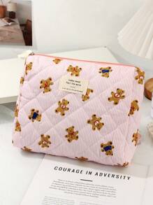 1PK 红色爱心化妆包旅行背包护肤品收纳包化妆包内衣收纳包卫生巾包必备旅行收纳套装，包装盒套装，行李收纳包，靠垫有线耳机，耳塞，耳机，充电器，口红，化妆品，香水，护肤品化妆品，家居装饰，适合妈妈，学生，女士，钥匙，节日礼物