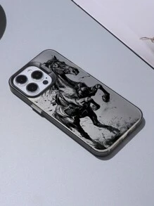 Horse Pattern Print Phone Case Compatible With IPhone & Compatible With Samsung Galaxy,International Version, Not The Domestic Version - Multicolor - View 5