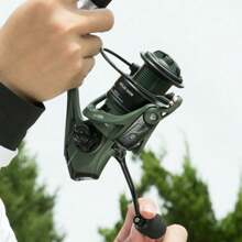 BILLINGS Spinning Reel,5+1 BB Ultra Smooth Powerful Spinning Fishing Reel With Aluminum Spool,17.6LBs Max Drag,5.2:1 Gear Ratio