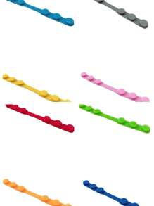 3pcs Silicone Face Mask Ear Hooks, Mask Strap Adjuster Extender Buckle Clip Holder To Prevent Ear Pain, Adjustable
