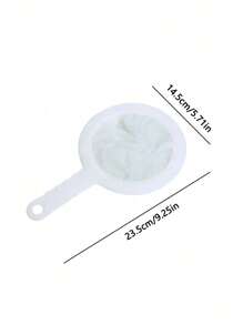 1 件装多功能过滤筛，豆浆过滤器，食品过滤器，果汁面粉过滤器，厨房过滤器，细网过滤器，咖啡/牛奶残渣过滤网，家用榨汁机网状过滤器，分离过滤器残渣，大学宿舍必需品，返校用品，厨房用具，过滤勺 - 彩色 - 查看 7