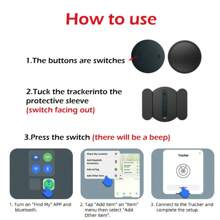 GPS Tracker For Car,Mini Trackers Device With Weatherproof Magnetic Case-No Monthly Fee-Best Hidden GPS Trackers,Anti-Lost Device,Works With Apple Find My (IOS Only) - 預設 - 查看 2