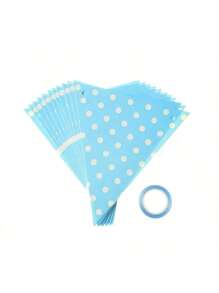 1 Set de 12 piezas de Banderines de papel con lunares y triángulos con 1 rollo de 5m de cuerda de colores, decoración de guirnalda para el hogar, lugar de celebración, cumpleaños, boda, decoración de la habitación, decoración del jardín, decoración de boda, decoración del hogar, regalo de fiesta, pancarta de tapiz, decoraciones de cumpleaños, decoraciones de fiesta