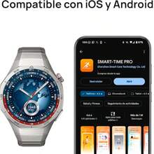 Reloj inteligente ideal para nadar multifuncional, contador de pasos, ritmo cardiaco, deportes y mucho más - Plateado - Ver 4