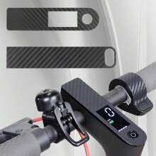 Carbon Fiber Protective Film Sticker For Xiao Mi M365 PRO Electric Scooter Centrol Control Dashboard And Accelerator, Xiao Mi Electric Scooter Accessories Switch Panel Button Instrument Cover Throttle Carbon Fiber Film Sticker