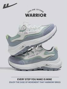 WARRIOR Warrior Comfortable Street Style Chunky Shoes For WomenSpring And SummerLightweight Comfortable Breathable Running Shoes Modest Style Casual Yet Sleek Sneakers Applicable Throughout The Year Wear-Resisting All-Day Wear Training Sneakers Little White Shoes