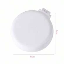 1pc Portable Massage Comb Folding Mirror Travel Hair Brush Mini Air Cushion Comb