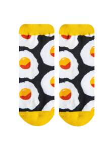 1Pair Of Men's Anti Odor & Sweat Absorption Low Cut Socks, Comfy & Breathable Socks, For Daily & Outdoor Wearing, All Seasons Wearing - Multicolor - View 3