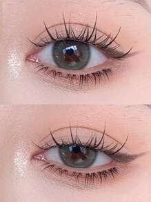 5 Pairs Natural Look Manga Fake Eyelashes - Reusable Wispy Lashes For Cosplay And Stages Comic Style