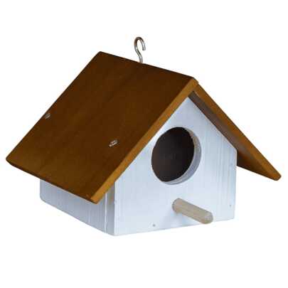 Casa de Pássaros Madeira Pinus Ninho Passarinho Resistente Montada e Pronta