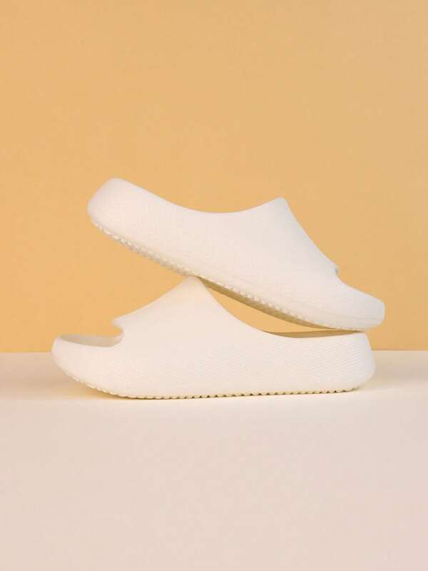 1 Pair Unisex Kids Beach Style Slippers, Indoor Non-Slip Summer Sandals