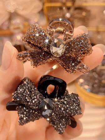 新款高端蝴蝶结迷你发夹，侧刘海夹，发卡批发，女士发饰，秋季，旅行，美发工具，女士配饰，美发用品，秋季，女士发饰，美发工具，美发用品，用品，美容配饰，礼物，旅行，女士礼物，美发用品，圣诞礼物