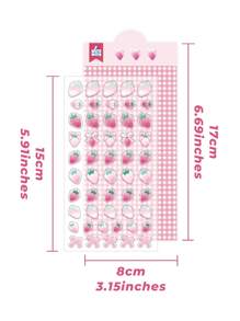 6 片环氧贴纸，3D 三叶草图案，适用于剪贴簿、手账、手机壳装饰、学校用品、返校 - 6PCS - 查看 2