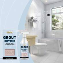120 ml Spray do czyszczenia płytek - Łatwe czyszczenie łazienek i kuchni, toalet i płytek | Odtłuszczanie i polerowanie | Do wszystkich płytek, płytek ceramicznych do użytku domowego, płytek podłogowych, kuchni i łazienki, specjalistyczny wodoodporny środek czyszczący do toalet