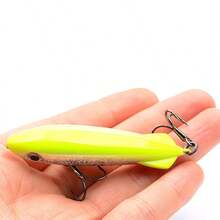 طعم صيد سمك عائم بشكل قلم تنجستن طراز جديد، رأس طعم من التنجستن خالي من الرصاص، من النوع الصلب مع مدى بعيد، بشكل حرف S - متعدد الألوان - مشاهدة 5