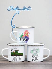1 chiếc cốc tráng men trắng in tên tùy chỉnh, cốc tráng men họa tiết động vật dễ thương, quà tặng lễ Phục sinh hoàn hảo cho anh ấy/cô ấy, quà tặng sinh nhật, quà tặng độc đáo cho những dịp đặc biệt, cốc cà phê in ảnh cá nhân, cốc cắm trại tùy chỉnh, quà tặng Giáng sinh tùy chỉnh, cốc ảnh kỷ niệm cá nhân, quà tặng hoàn hảo cho gia đình, bạn bè, em bé - nhiều màu - Xem 3