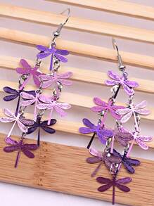 2pcs Creative Fashion Flower Earrings, Daily Decoration Accessories, Girls' Festivals, Birthdays, Parties, Anniversary Commemorative Gifts
