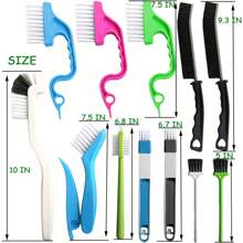 12pcs Small Cleaning Brushes, Crevice Cleaning Brushes For Window Tracks/Bathroom/Toilet Corners/Kitchen/Faucets/Sink/Keyboard