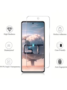 4pcs HD Clear Tempered Glass Phone Screen Protector For Infinix Full Coverage Easy To Install HD Clear, Bubble Free, Anti-Scratch And Shatterproof Tempered Glass Screen Protector Ultra HD Gift For Birthday/Easter/President's Day/Christmas/Family/Friends/Boys/Girlfriend